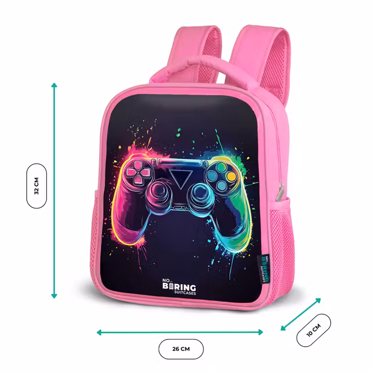 Kinderrugzak - Roze - Game - Controller - Kleurrijk — 3