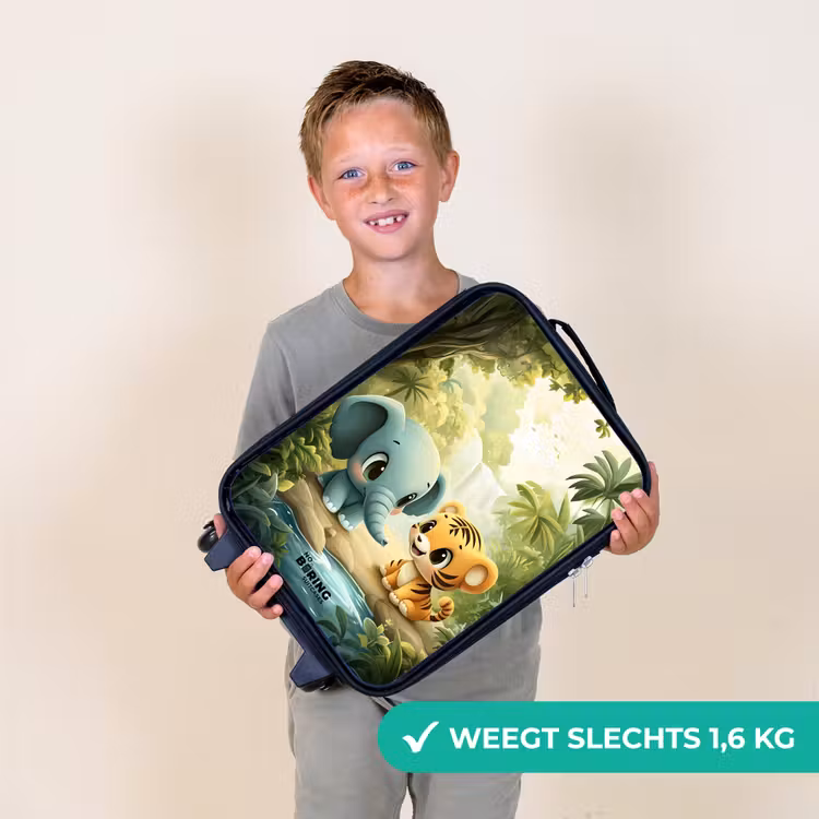 Kinderkoffer - Olifant - Tijger - Bos - Jungle — 2