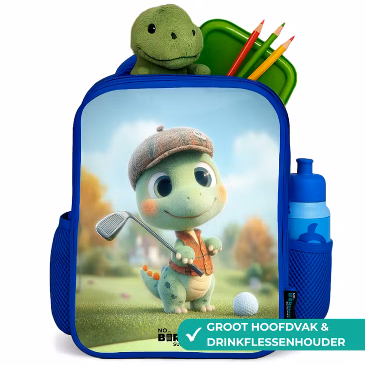 Kinderrugzak - Blauw - Golf - Dino - Groen — 5