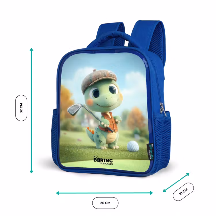 Kinderrugzak - Blauw - Golf - Dino - Groen — 6