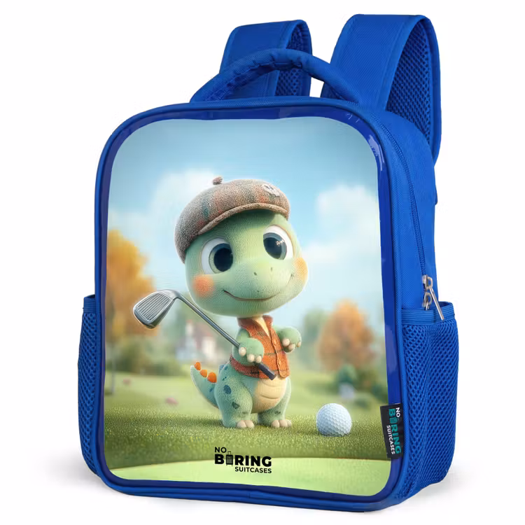 Kinderrugzak - Blauw - Golf - Dino - Groen — 9