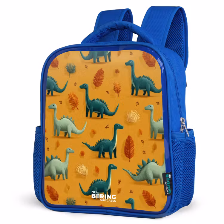 Kinderrugzak - Blauw - Dino - Dieren - Patroon — 9