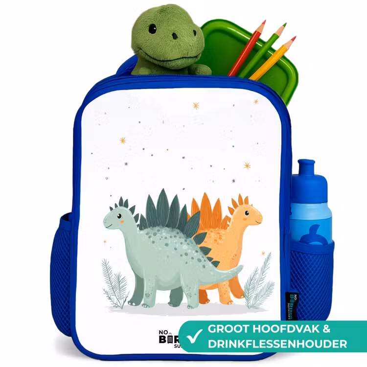 Kinderrugzak - Blauw - Dinos - Dieren - Sterren — 5