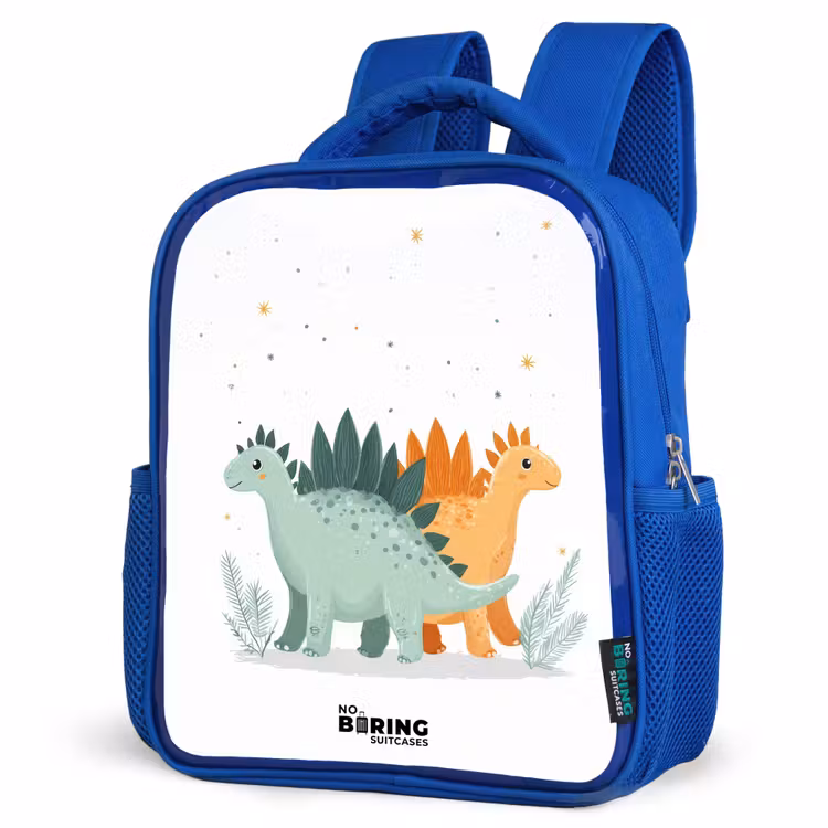 Kinderrugzak - Blauw - Dinos - Dieren - Sterren — 9