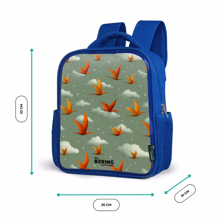 Kinderrugzak - Blauw - Patroon - Dino - Pterosaurussen — 6