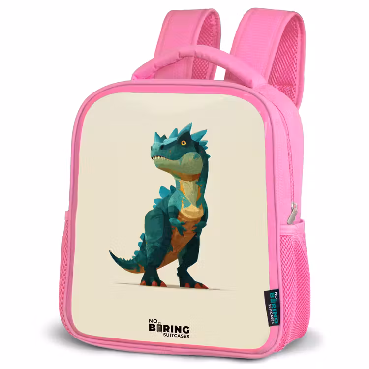 Kinderrugzak - Roze - Dino - Dier - Groen — 6
