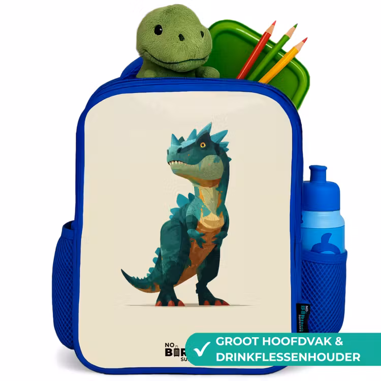 Kinderrugzak - Blauw - Dino - Dier - Groen — 5