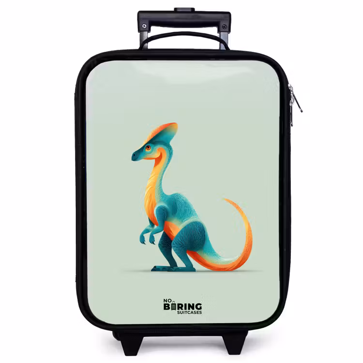 Kinderkoffer - Dino - Blauw - Dier — 1