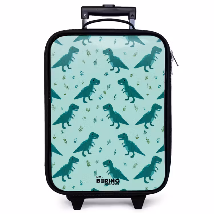 Kinderkoffer - Dinos - Patroon - Groen — 1
