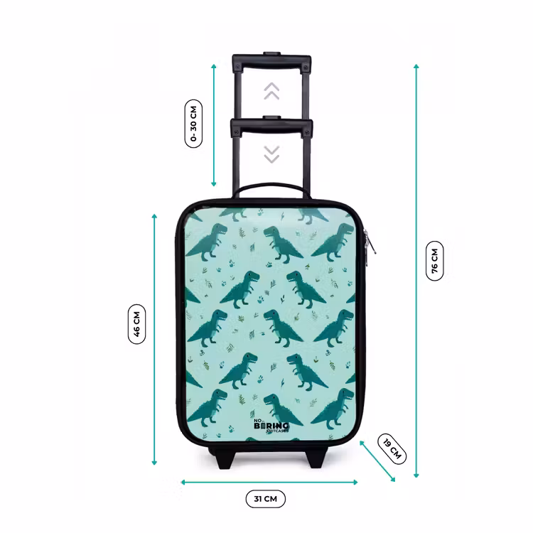 Kinderkoffer - Dinos - Patroon - Groen — 6