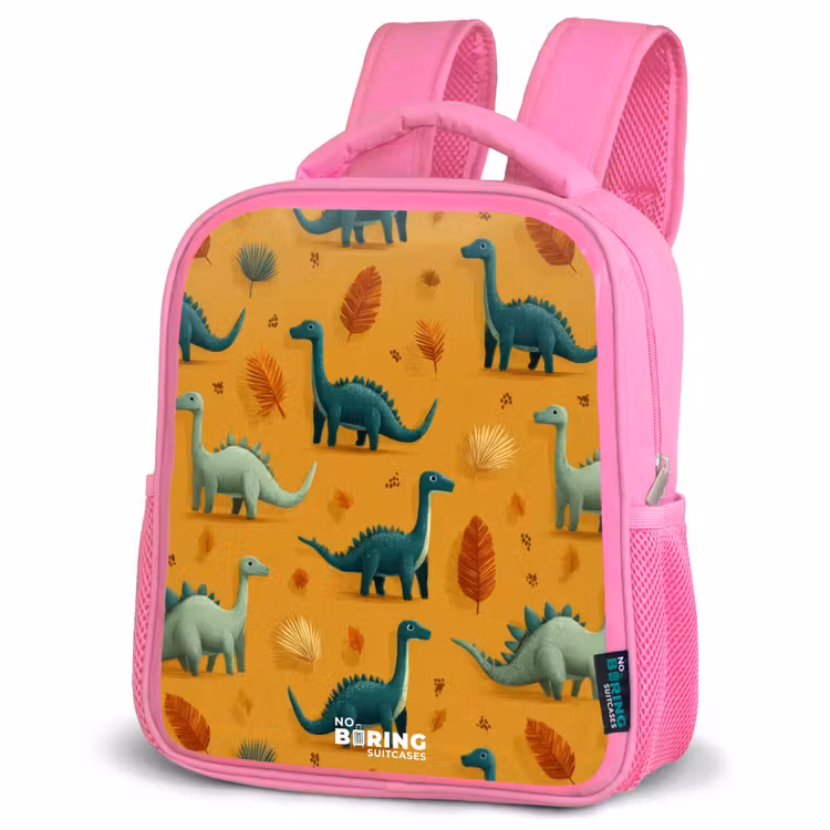 Kinderrugzak - Roze - Dino - Dieren - Patroon — 6