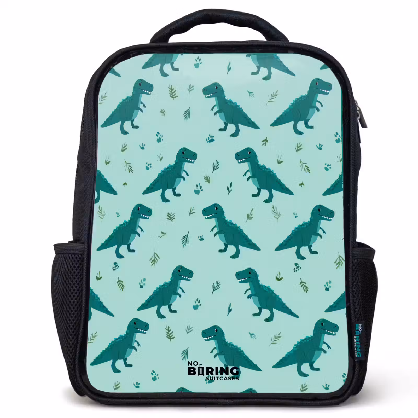 Kinderrugzak - Zwart - Dinos - Patroon - Groen — 1