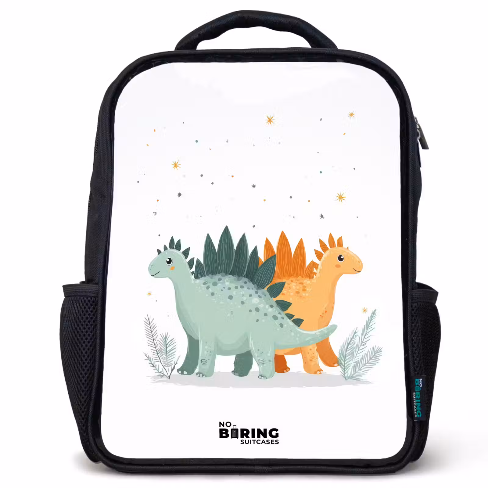 Kinderrugzak - Zwart - Dinos - Dieren - Sterren — 1