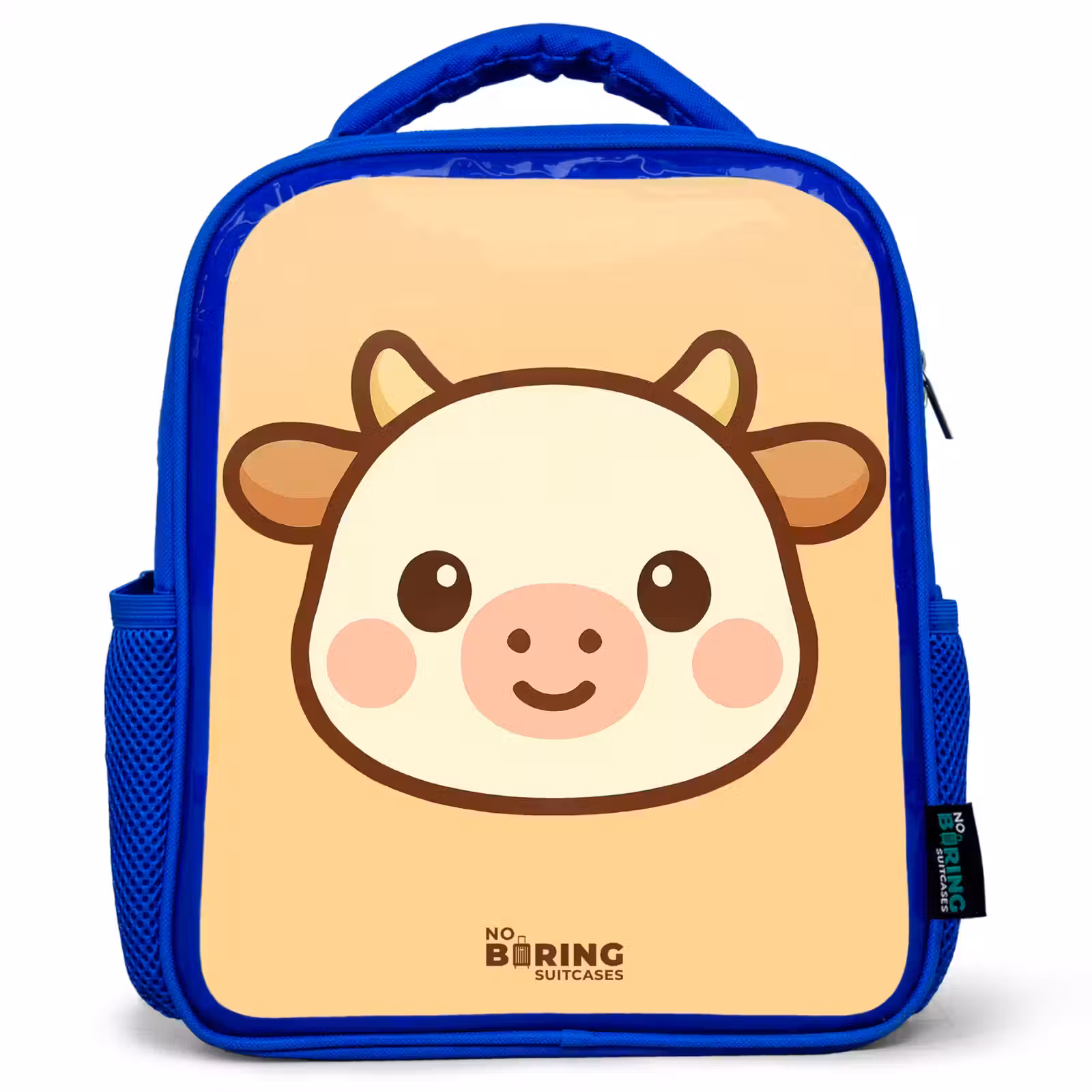 Kinderrugzak - Blauw - Kawai - Koe - Bruin — 1