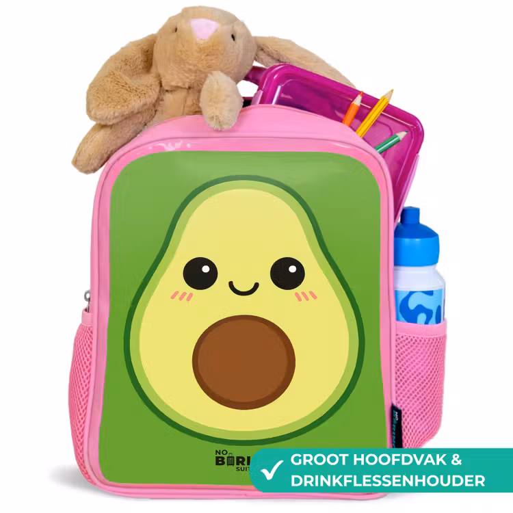 Kinderrugzak - Roze - Kawai - Avocado - Groen — 2