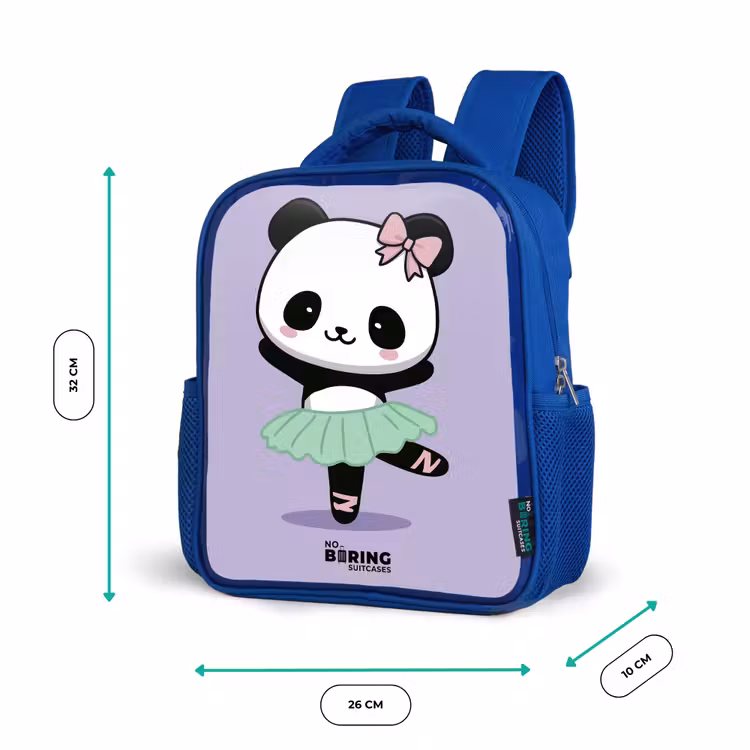 Kinderrugzak - Blauw - Kawai - Ballet - Panda — 6