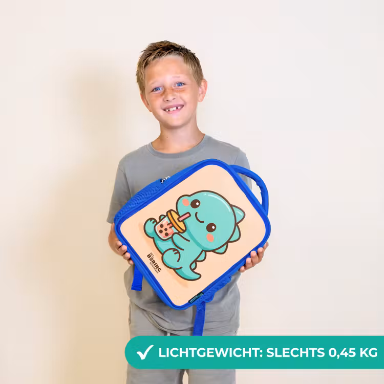 Kinderrugzak - Blauw - Kawai - Dino - Bubbletea — 2