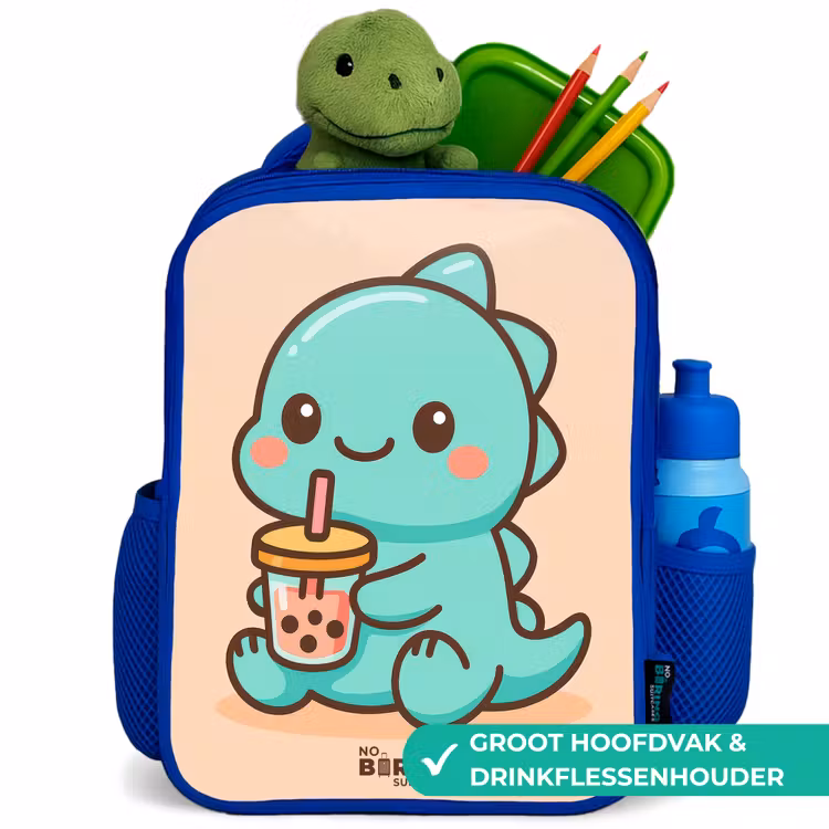 Kinderrugzak - Blauw - Kawai - Dino - Bubbletea — 5