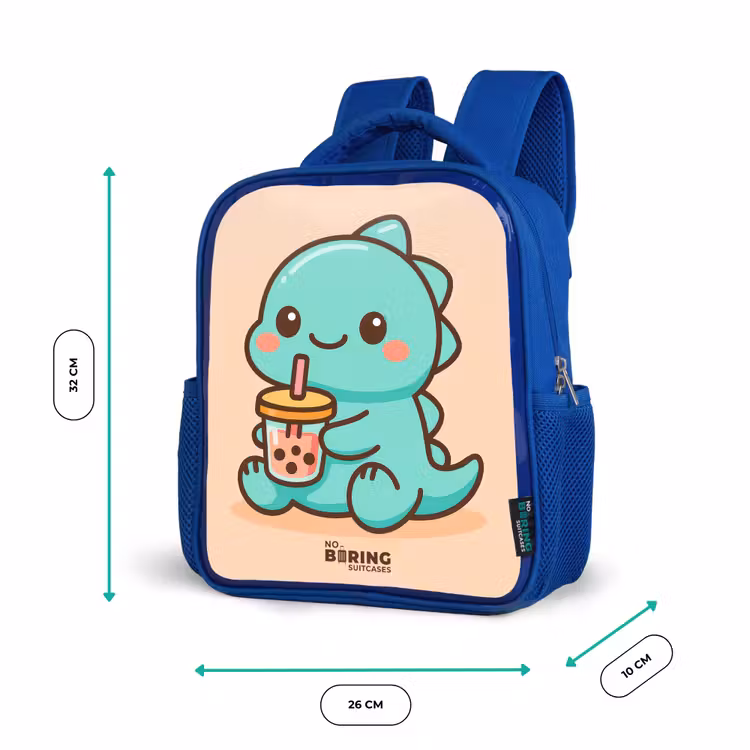 Kinderrugzak - Blauw - Kawai - Dino - Bubbletea — 6