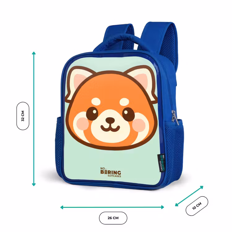 Kinderrugzak - Blauw - Kawai - Rode panda - Groen — 6