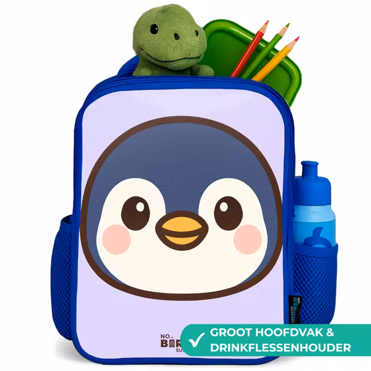 Kinderrugzak - Blauw - Pinguïn — 5
