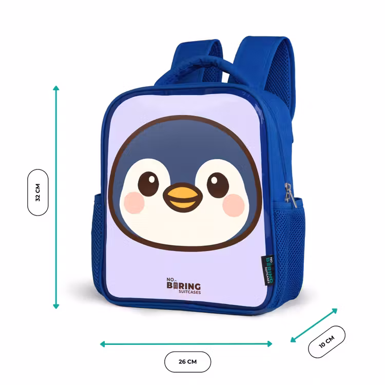 Kinderrugzak - Blauw - Pinguïn — 6