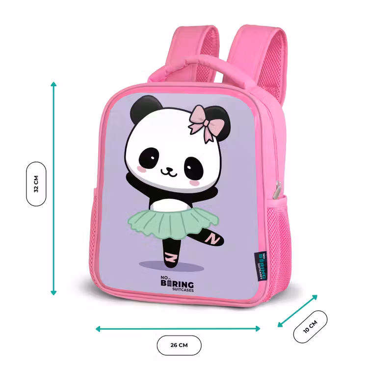 Kinderrugzak - Roze - Kawai - Ballet - Panda — 3