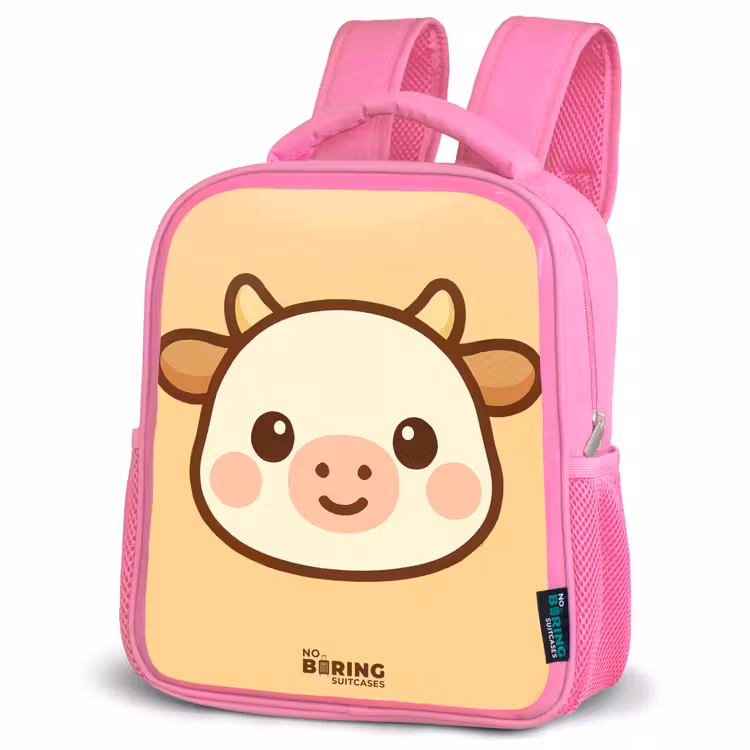 Kinderrugzak - Roze - Kawai - Koe - Bruin — 6