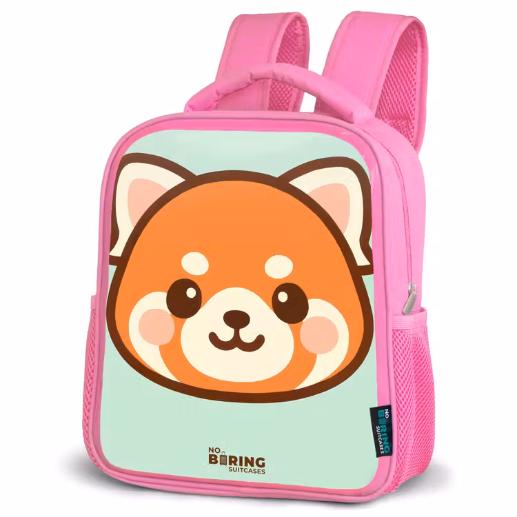 Kinderrugzak - Roze - Kawai - Rode panda - Groen — 6