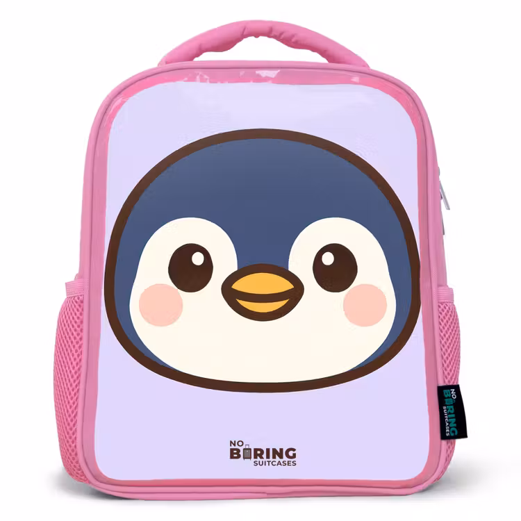 Kinderrugzak - Roze - Pinguïn — 1