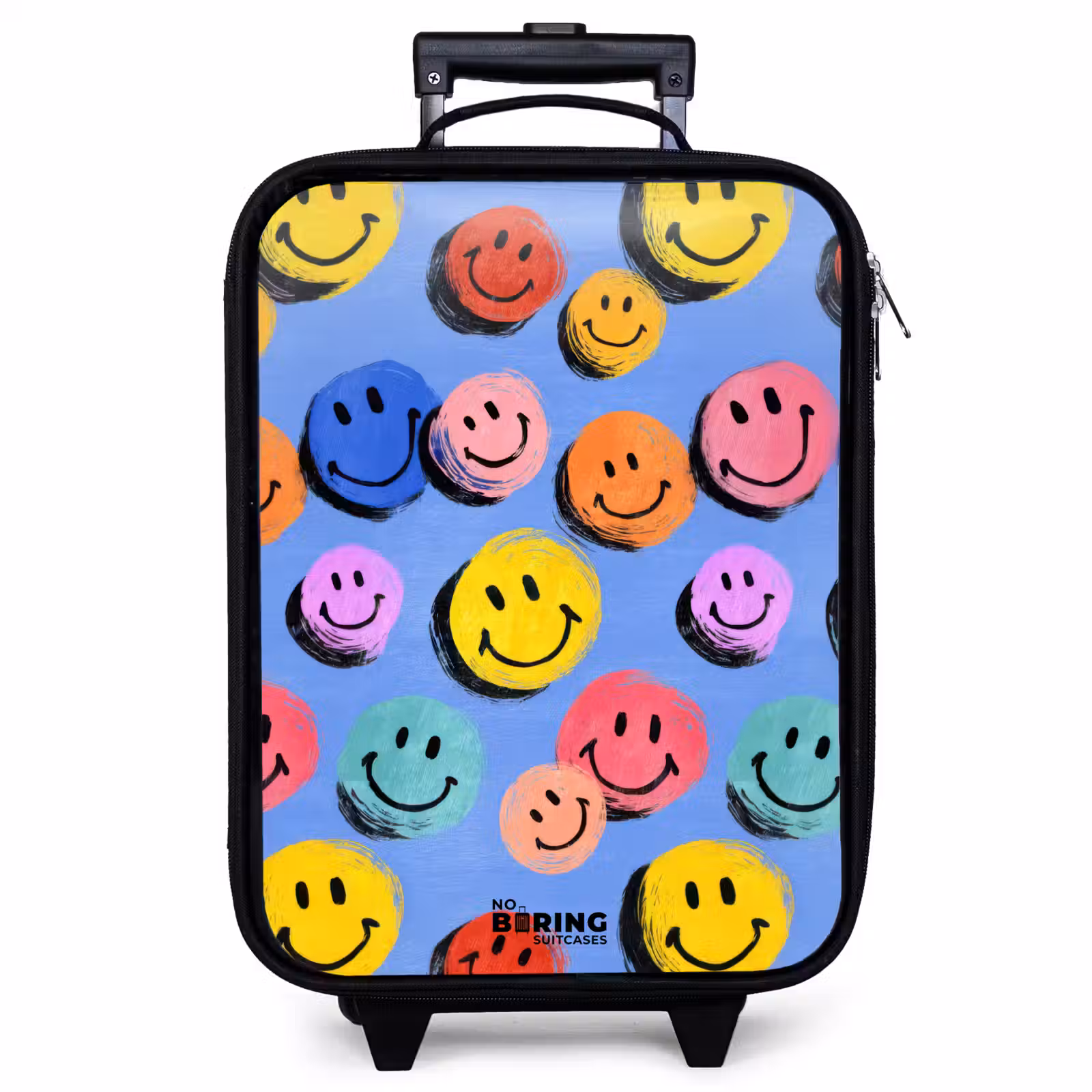 Kinderkoffer - Een speels en kunstzinnig patroon van kleurrijke smileys — 1