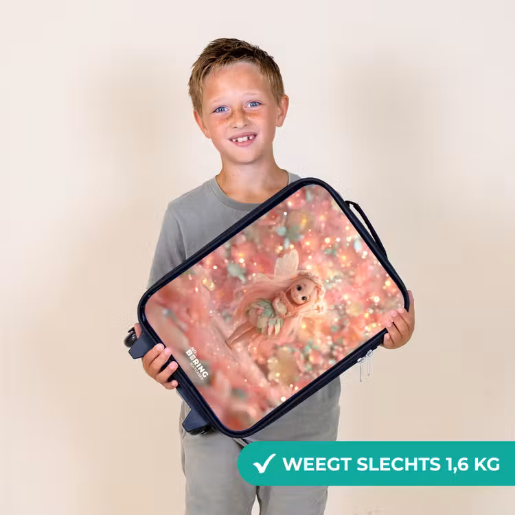Kinderkoffer - Bloemenfee in roze sprookjeswereld — 2