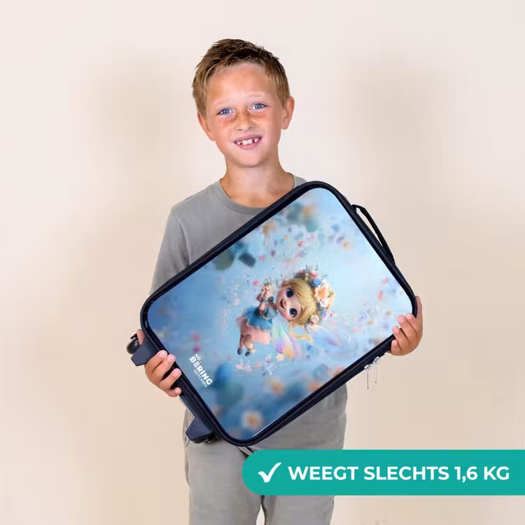 Kinderkoffer - Vlinderfee in Bloemenlucht — 2