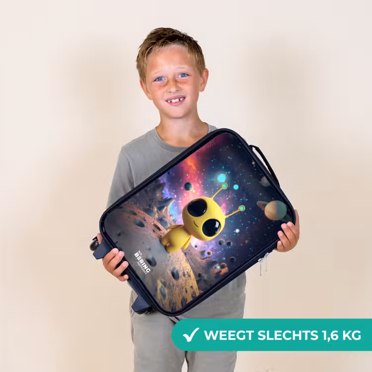 Kinderkoffer - Vrolijk buitenaards wezentje — 2