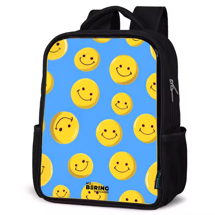 Kinderrugzak - Zwart - Vrolijke smileyregen — 7
