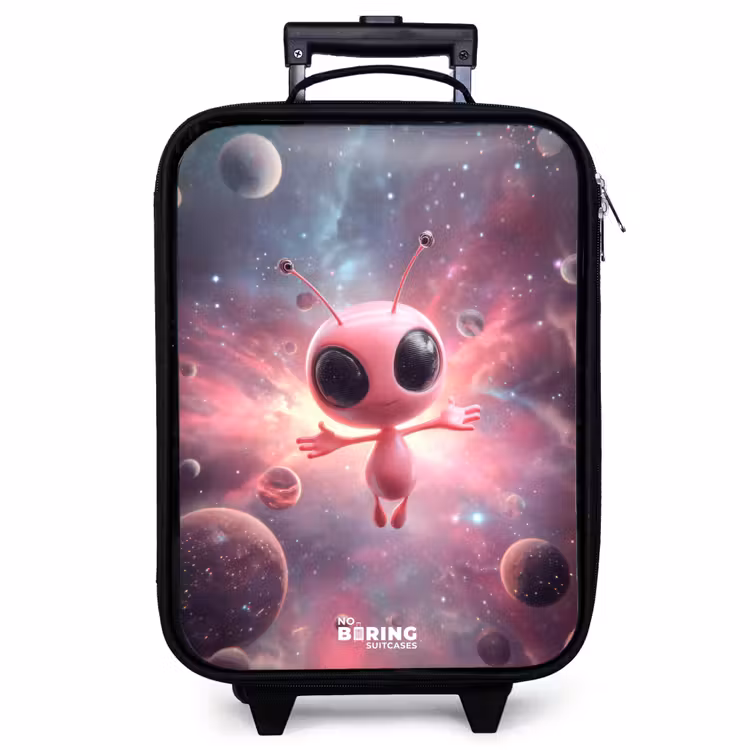 Kinderkoffer - Roze Alien in Sterrennevel — 1