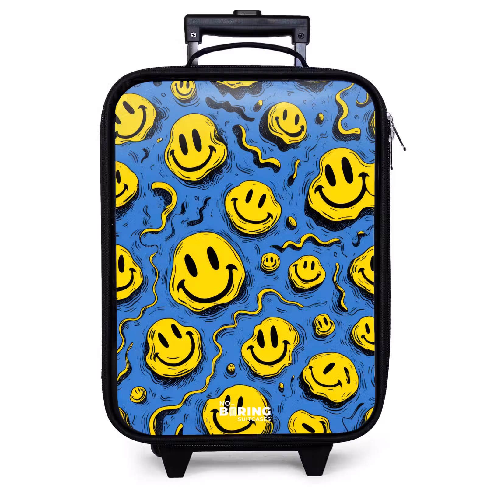 Kinderkoffer - Smiley - Geel - Blauw — 1