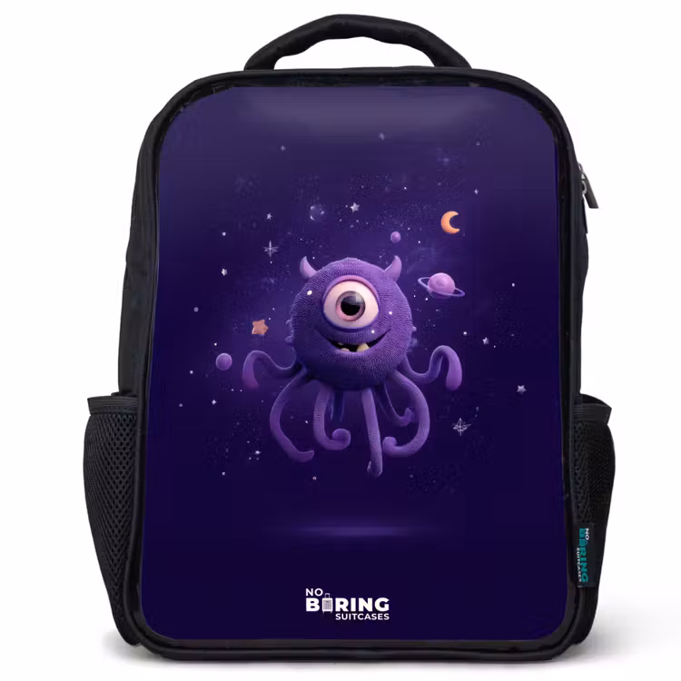 Kinderrugzak - Zwart - Kosmisch tentakelmonster — 1