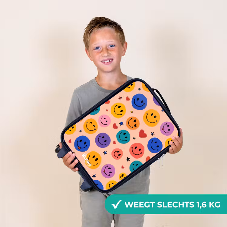 Kinderkoffer - Vrolijk Smiley-patroon — 2
