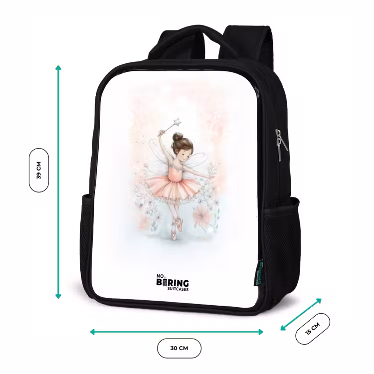 Kinderrugzak - Zwart - Ballerina - Elf - Fee β 5