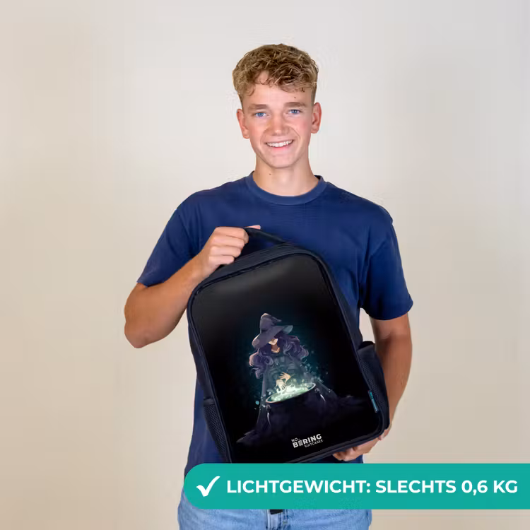 Kinderrugzak - Zwart - Heks - Ketel - Tover — 3