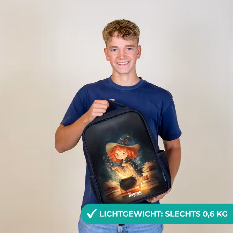 Kinderrugzak - Zwart - Heks met Sprankelende Toverdrank — 3
