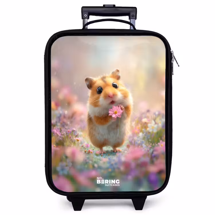 Kinderkoffer - Hamster - Bloem - Natuur - Dier — 1