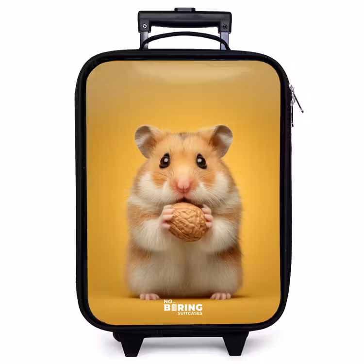 Kinderkoffer - Hamster - Walnoot - Dier — 1
