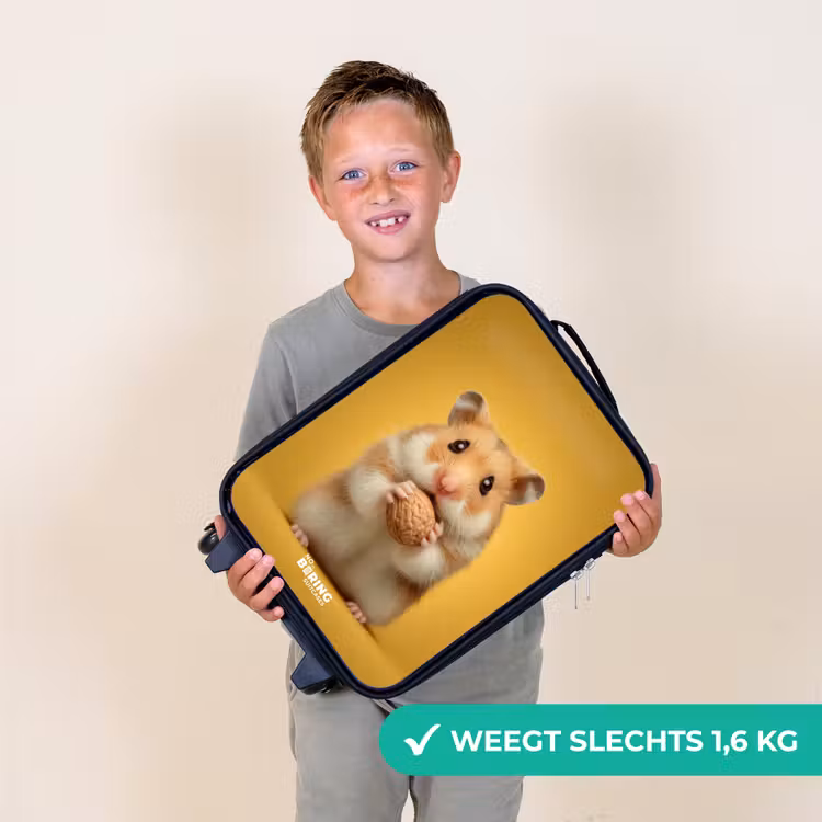 Kinderkoffer - Hamster - Walnoot - Dier — 2