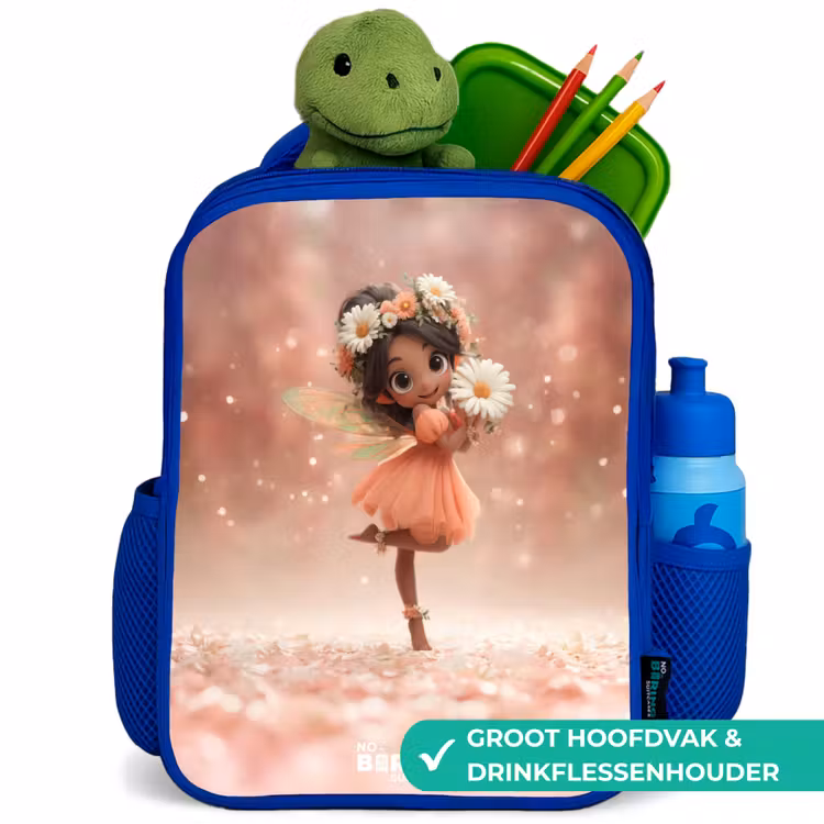 Kinderrugzak - Blauw - Fee met madeliefjes — 5