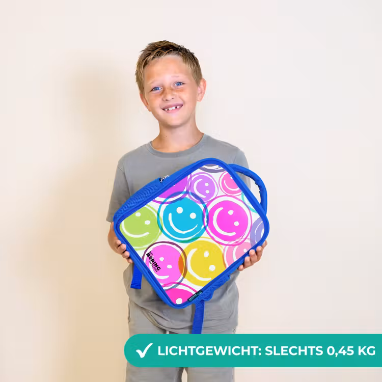 Kinderrugzak - Blauw - Kleurrijke glimlachexplosie — 2