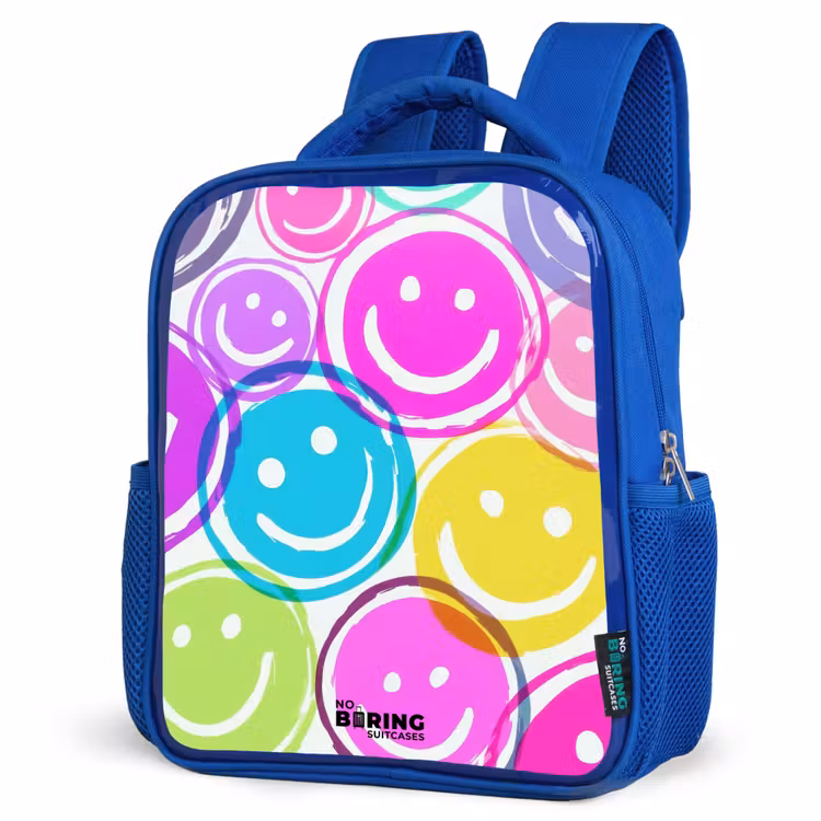 Kinderrugzak - Blauw - Kleurrijke glimlachexplosie — 9