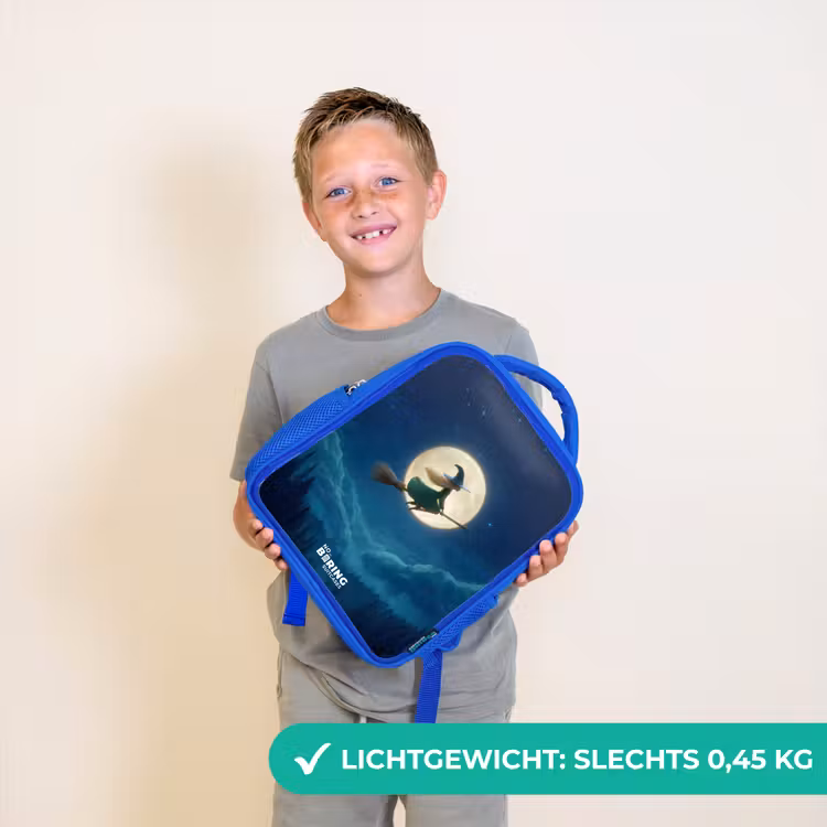Kinderrugzak - Blauw - Nachtelijke Vlucht over het Woud — 2