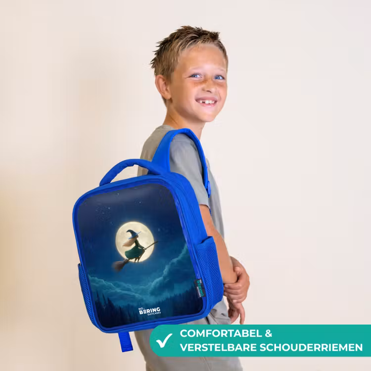 Kinderrugzak - Blauw - Nachtelijke Vlucht over het Woud — 4